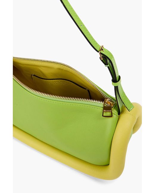 J.W. Anderson Green Bumper 15 Two-tone Leather Shoulder Bag