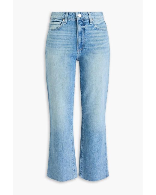 PAIGE Blue Courtney High-Rise Flared Jeans