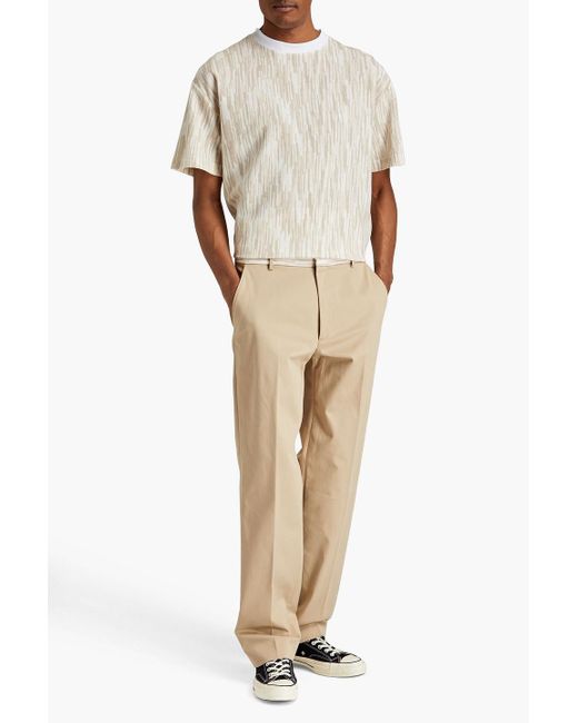 Missoni Natural Cotton-blend Twill Chinos for men