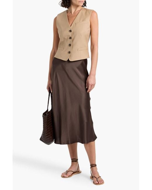 Theory Natural Wool-Twill Vest
