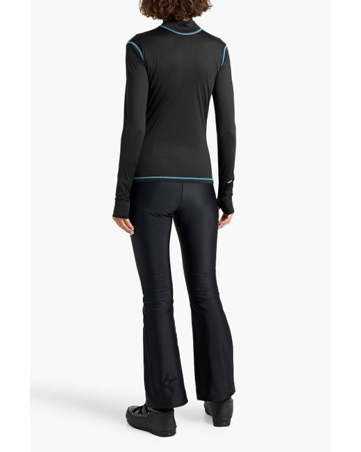 Aztech Mountain Black Stretch-Jersey Base Layer