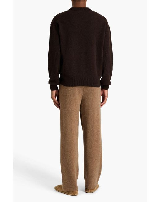 LE17SEPTEMBRE Black Wool And Cashmere-blend Sweater for men