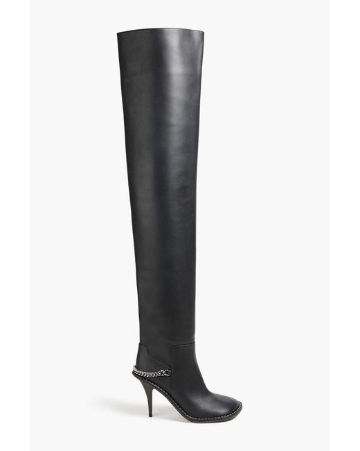 Stella McCartney Black Ryder Thigh Boots