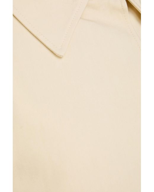 Loulou de Saison Natural Lavo Cotton-Gabardine Trench Coat