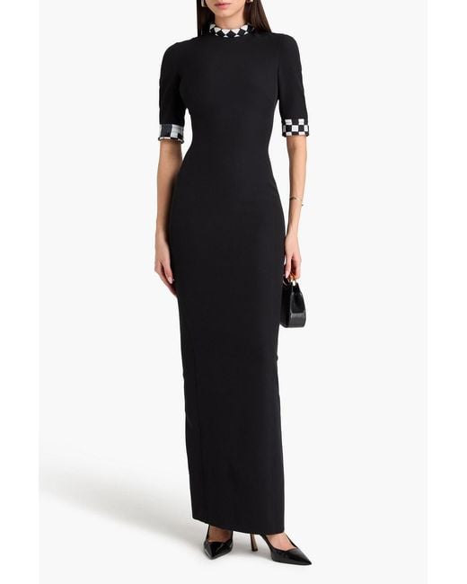 Emilio Pucci Black Stretch-crepe Maxi Dress