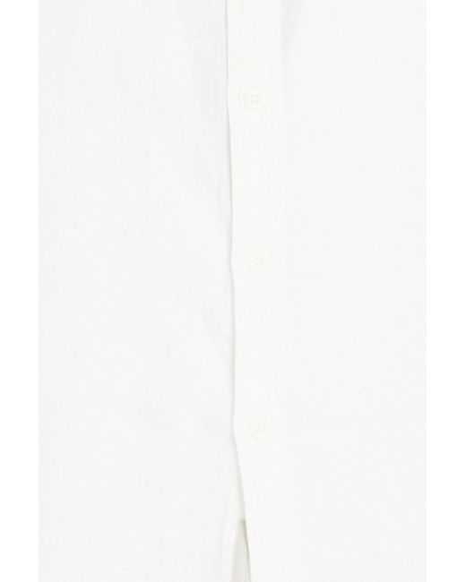 Onia Hemd aus leinen in White für Herren