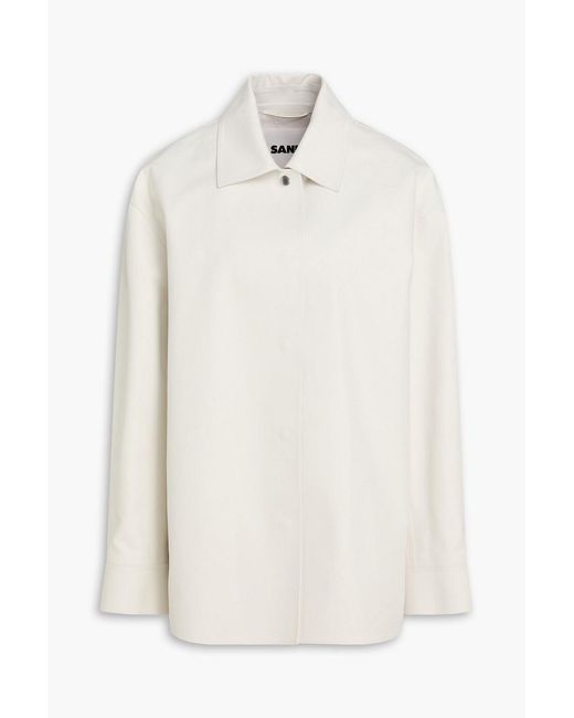 Jil Sander White Cotton Jacket