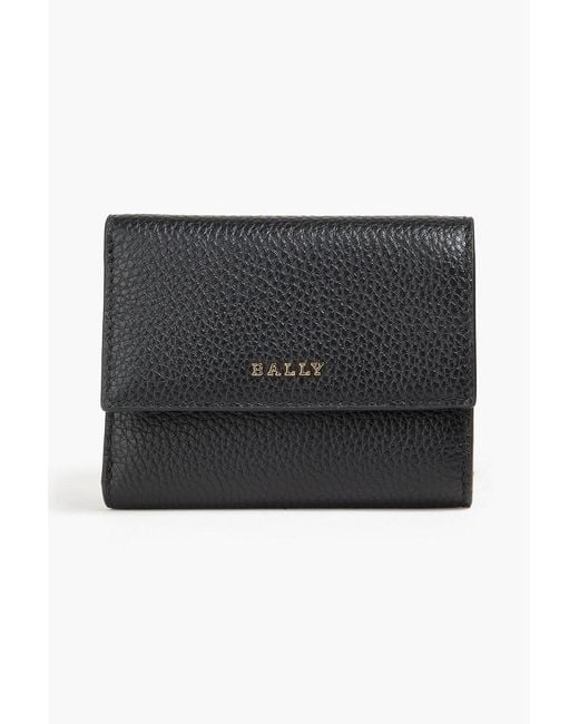 Bally Black Pebbled-Leather Wallet