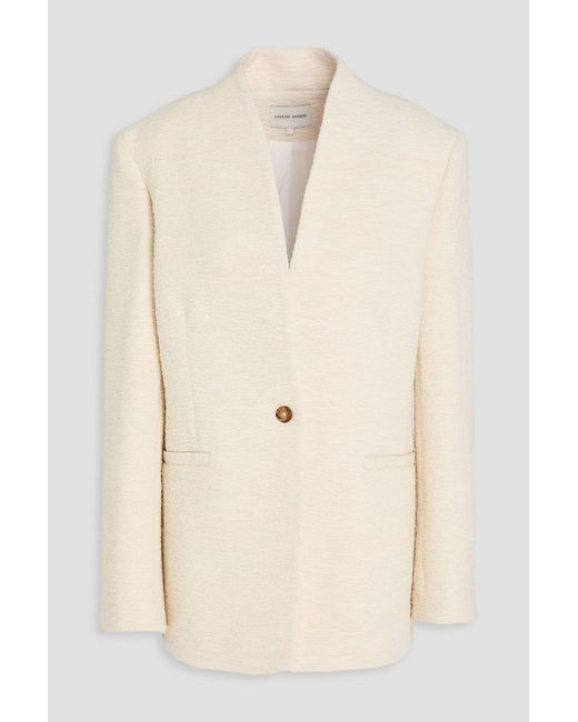 Loulou de Saison Natural Nairi Bouclé-Tweed Blazer