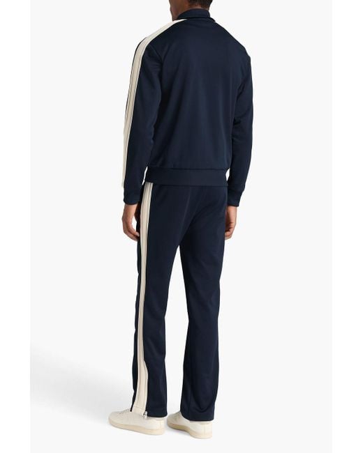 Sandro Blue Tech-Jersey Sweatshirt for men