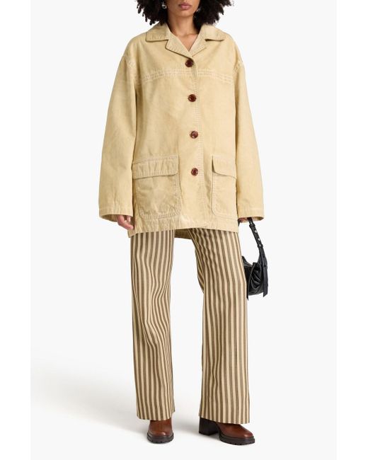 Acne Natural Faded Cotton-twill Jacket