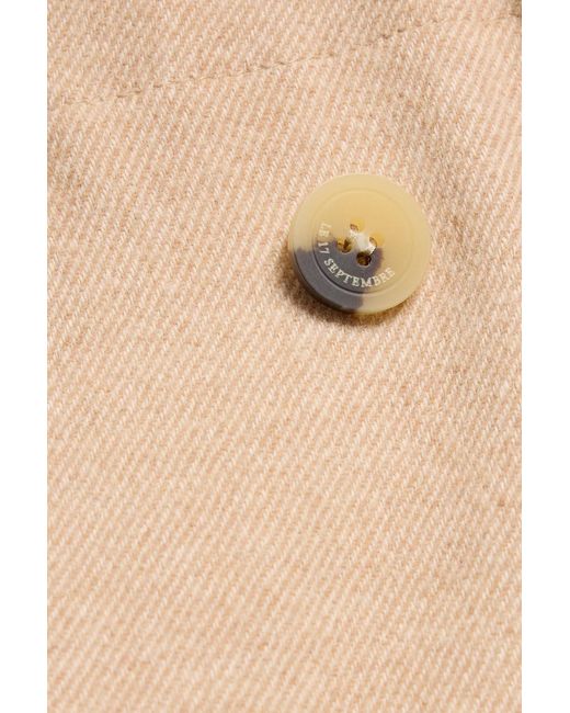 LE17SEPTEMBRE Natural Wool-Twill Jacket
