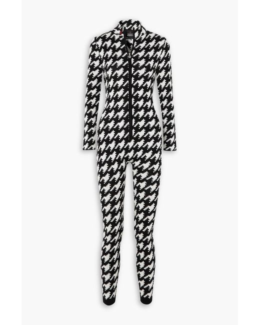 Perfect Moment Black Après Team Merino Wool Bodysuit