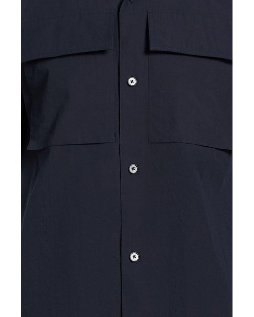 Jil Sander Blue Cotton-Poplin Shirt for men