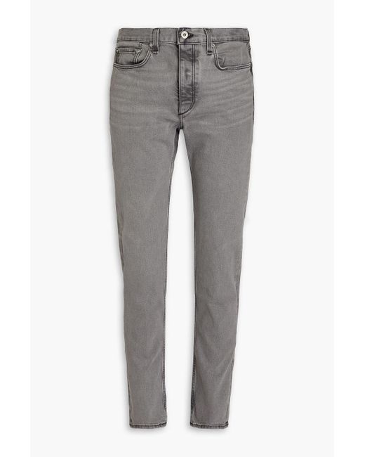 Rag & Bone Gray Greyson Slim-fit Denim Jeans for men