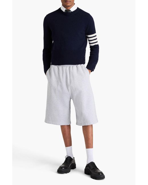 Thom Browne Blue Striped Wool Sweater for men