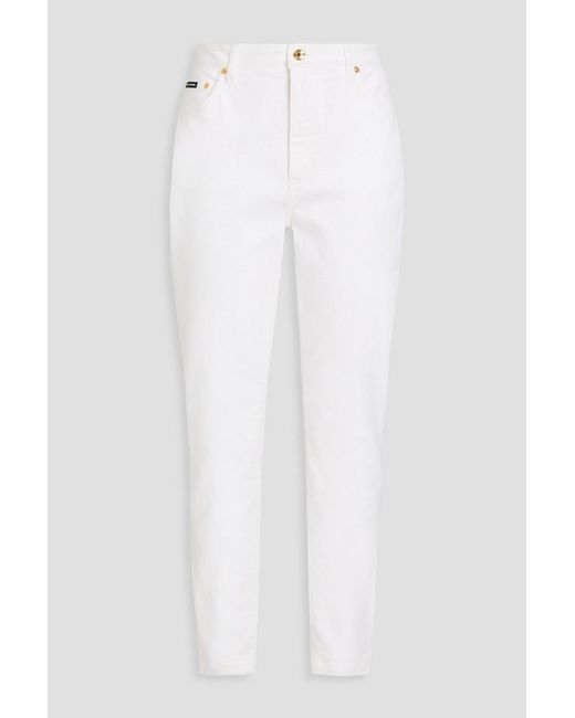 Dolce & Gabbana White High-rise Skinny Jeans