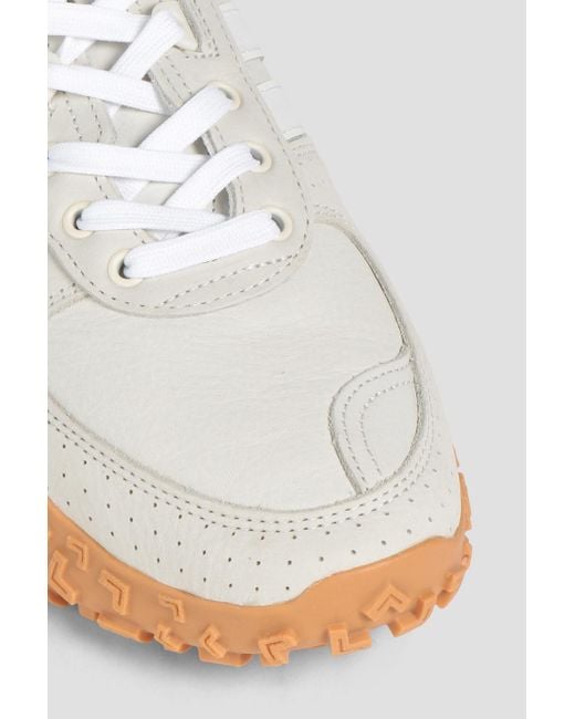 Adidas Originals White Retropy E5 W.r.p. Leather Sneakers for men