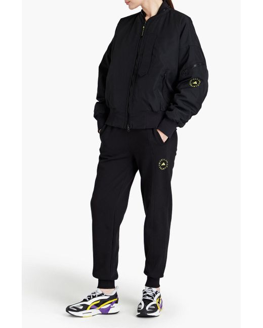 Adidas By Stella McCartney Black Shell Bomber Jacket