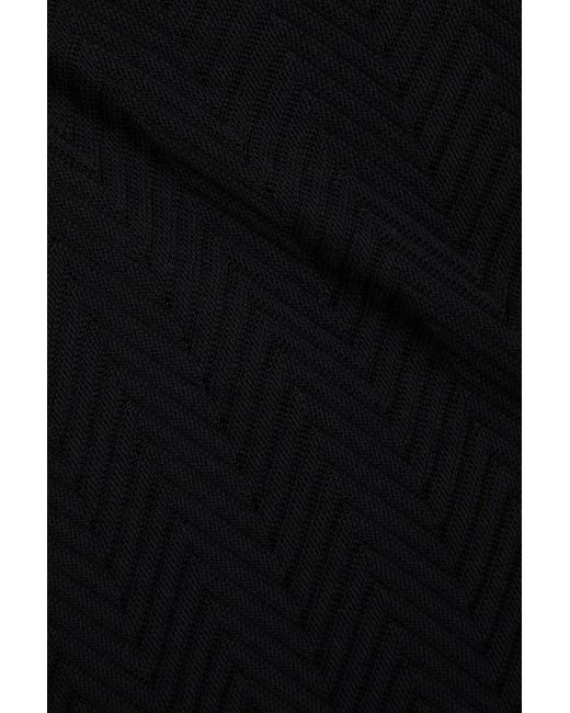 Missoni T-shirt aus häkelstrick aus einer baumwollmischung in Black für Herren