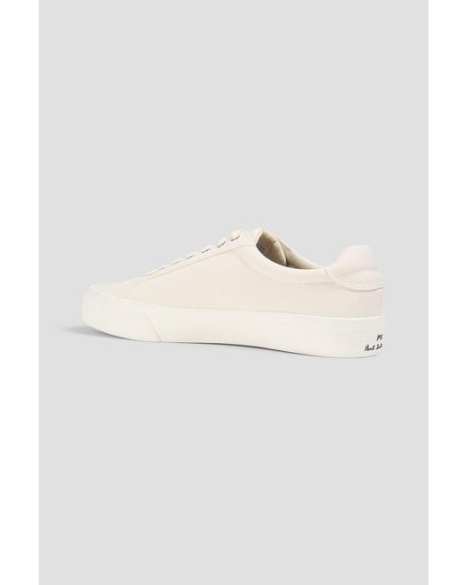 Paul Smith White Amos Canvas Sneakers for men