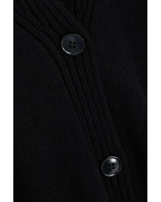 Loulou de Saison Black Kaia Cashmere Cardigan