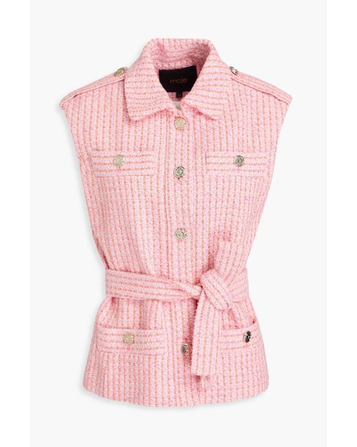 ジャケット・アウター Cotton-blend Blelted tweed Jacket Cotton-blend Blelted tweed Jacket S