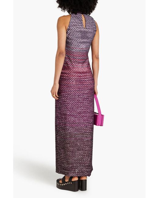 Missoni Purple Kleid mit Pailletten