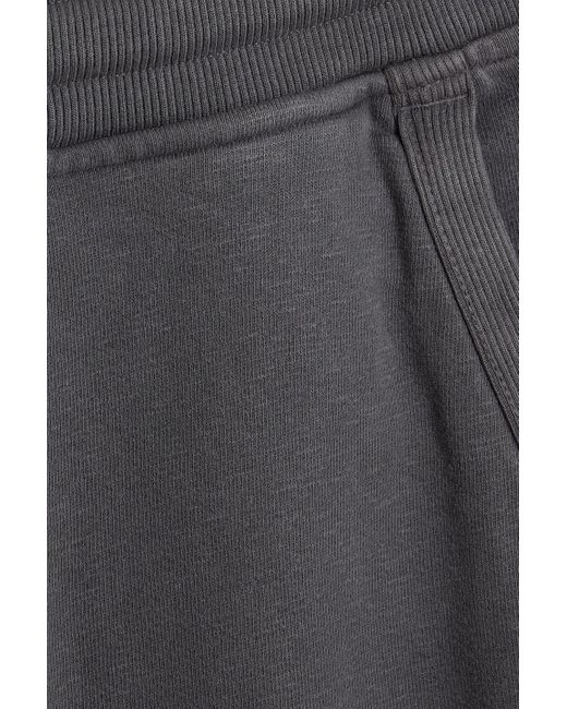 Orlebar Brown Blue Duxbury French Cotton And Linen-Blend Terry Sweatpants for men