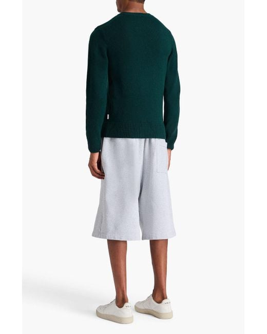 Orlebar Brown Green Lorca Alpaca-blend Sweater for men