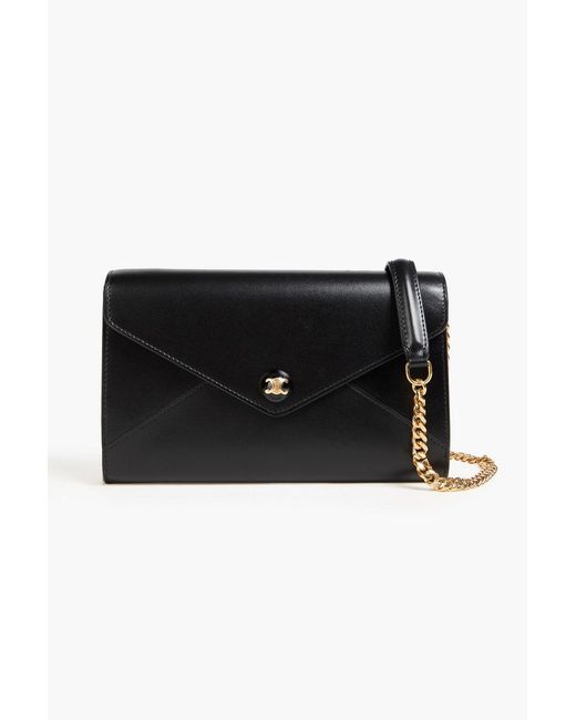 Céline Black Leather Wallet