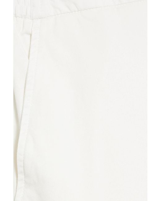 Frescobol Carioca Mendes Cotton-blend Twill Drawstring Pants in White for  Men