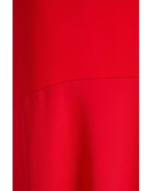Versace Red Midikleid aus crêpe