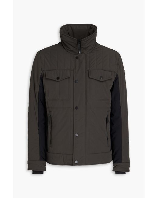 Fusalp Pascal jacke aus gestepptem shell mit scuba-einsätzen in Black für Herren