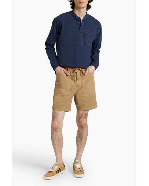 Alex Mill Natural Cotton-blend Twill Drawstring Shorts for men