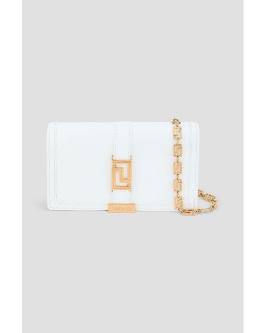 Versace White Leather Wallet