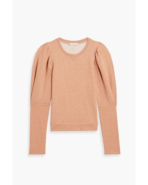 Ulla Johnson White Philo French Cotton-Blend Terry Sweatshirt