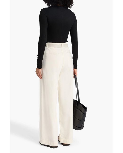 Rag & Bone Black Ribbed-Knit Top