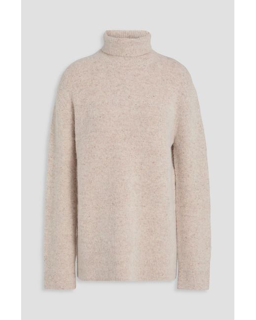 Joseph Natural Donegal Knitted Turtleneck Sweater
