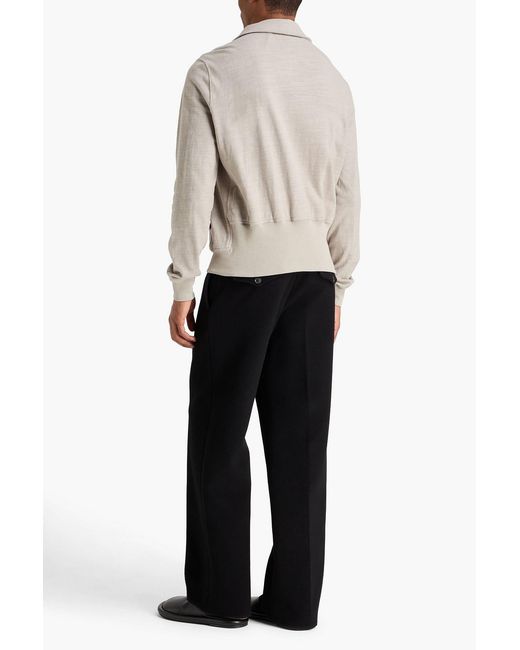 Rick Owens Natural Cotton-Jersey Sweatshirt for men