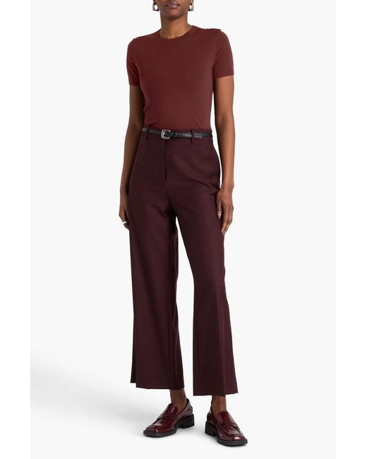 Theory Red Merino Wool Top