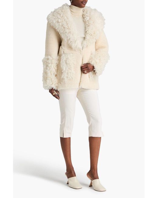 Jacquemus Natural Shearling Jacket