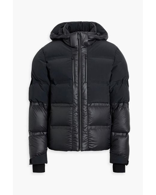 Aztech Mountain Black Super Nuke Quilted Down Ski Jacket for men