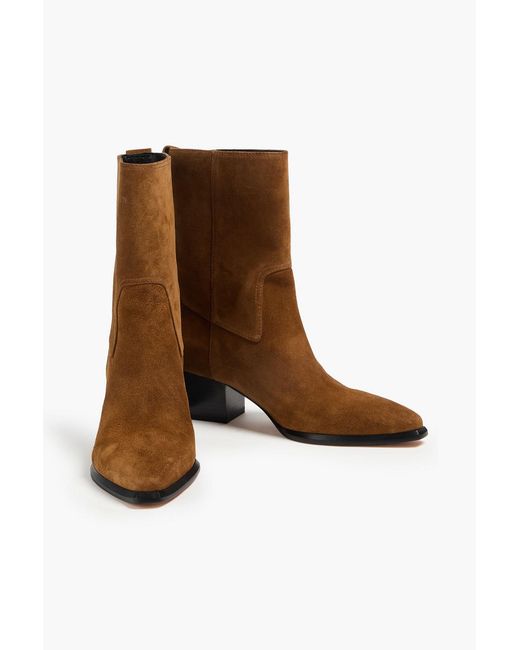 Vince Brown Arlington Suede Ankle Boots