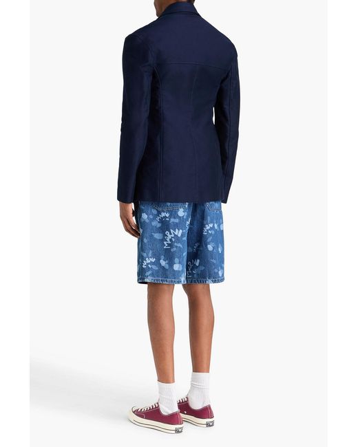 Marni Blue Cotton Blazer for men