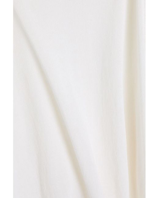 Proenza Schouler White Cutout Cotton And Silk-Blend Sweater