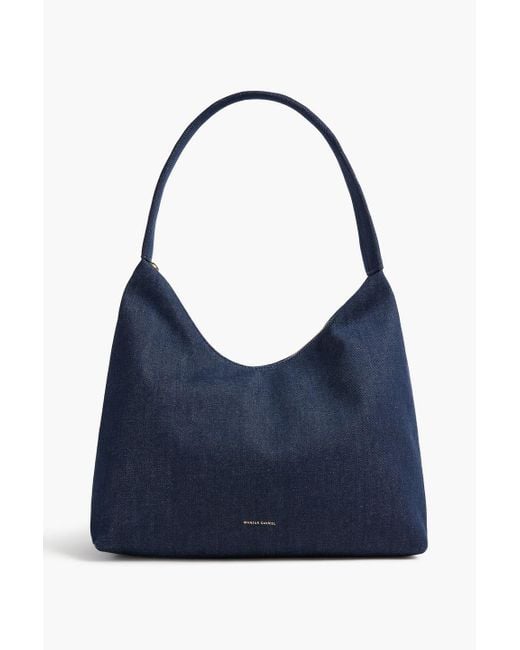 Mansur Gavriel Blue Denim Shoulder Bag