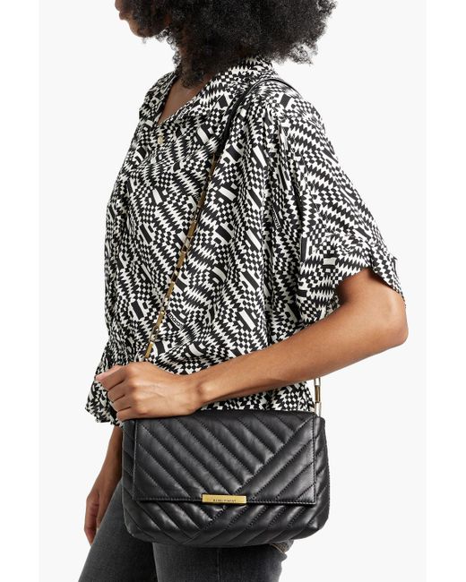 Isabel Marant Black Merine Quilted Leather Shoulder Bag