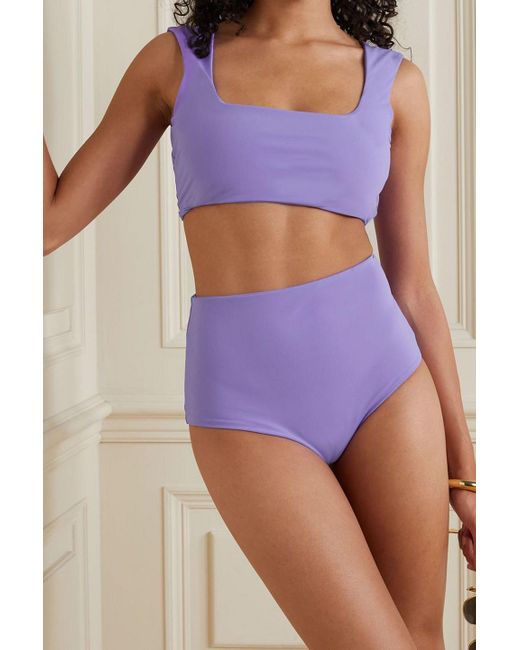 Mara Hoffman Purple Lydia Bikini Briefs