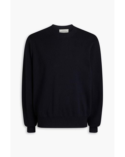 Studio Nicholson Blue Sorello Wool And Cotton-Blend Sweater for men